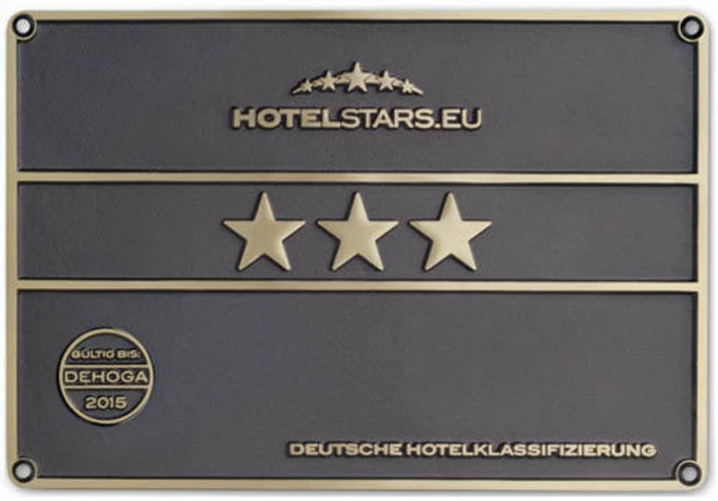 Unsere 3Sterne Hotelklassifizierung Hotel Haus Hillesheim