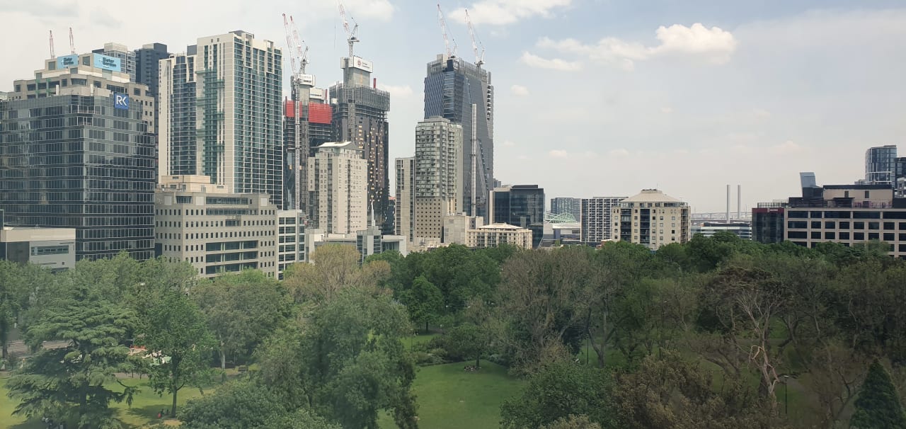 Ausblick Hotel Radisson On Flagstaff Gardens