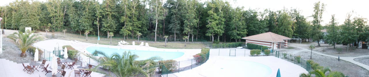 Panorama vom Pool Hotel Residence Domaine des Sables