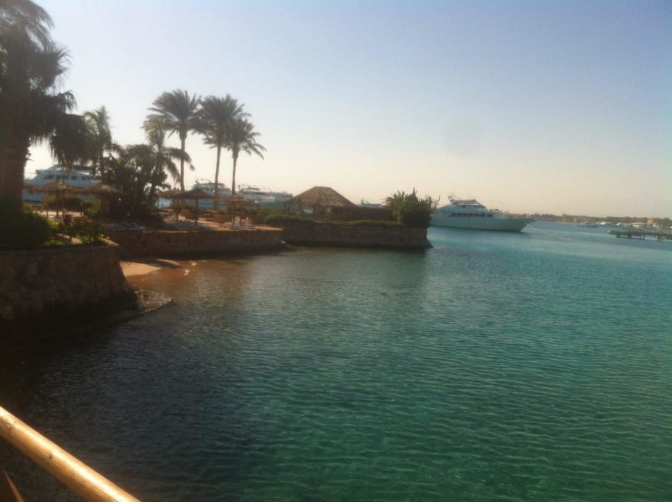 Blick zur Insel Marriott Hurghada Beach Resort