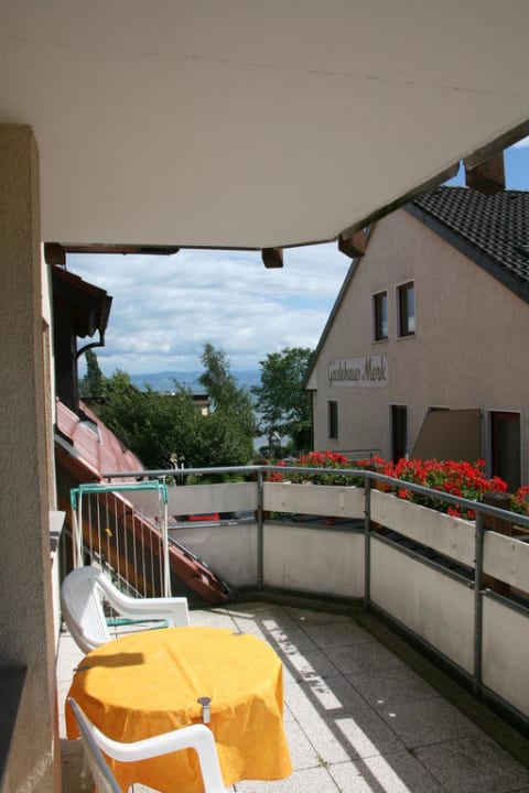 Blick Balkon zur See Hotel Merk - Gästehaus