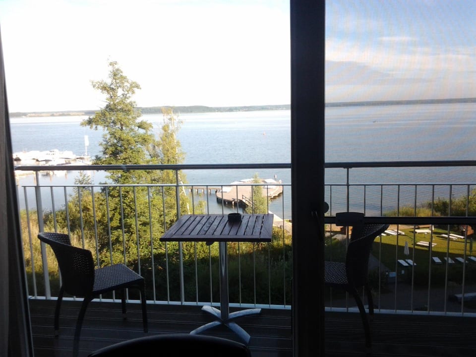 Blick aus dem Zimmer Seehotel Fleesensee