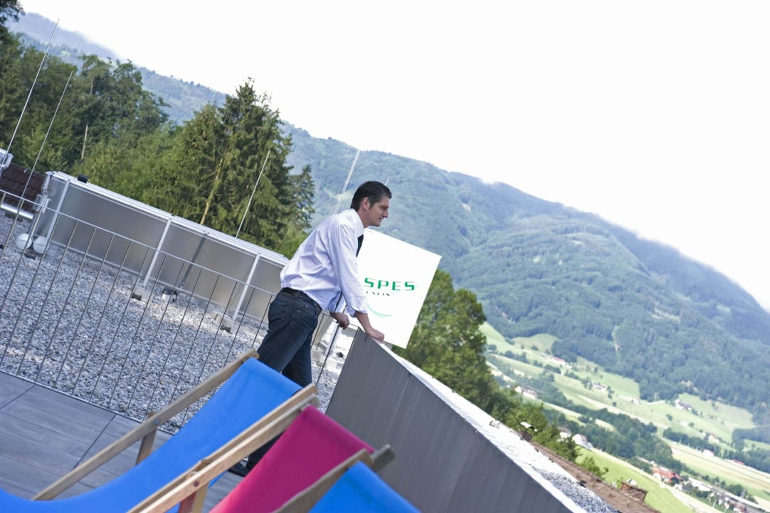 Dachterrasse mit herrlicher Aussicht SPES Hotel & Seminare