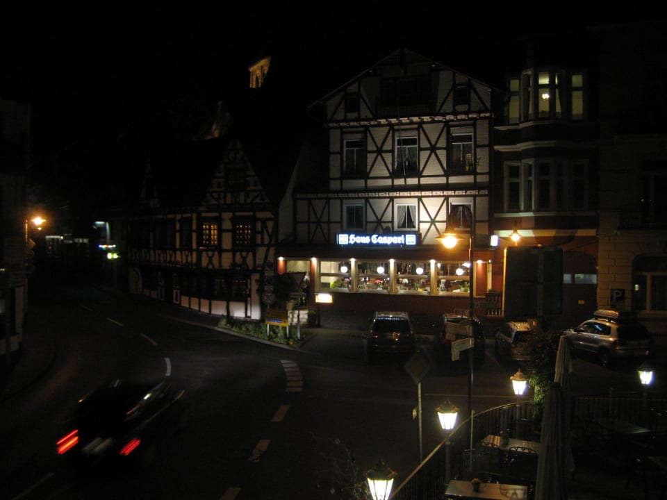 ... vom Balkon Cafe Caspari Haus Caspari