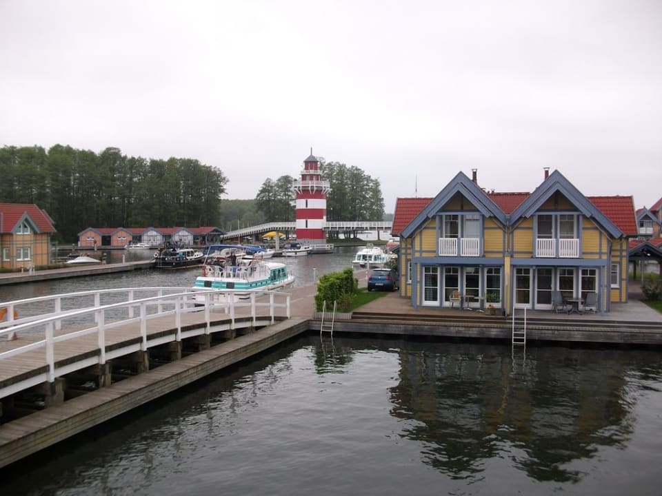 Der Blick vom Balkon Precise Resort Hafendorf Rheinsberg