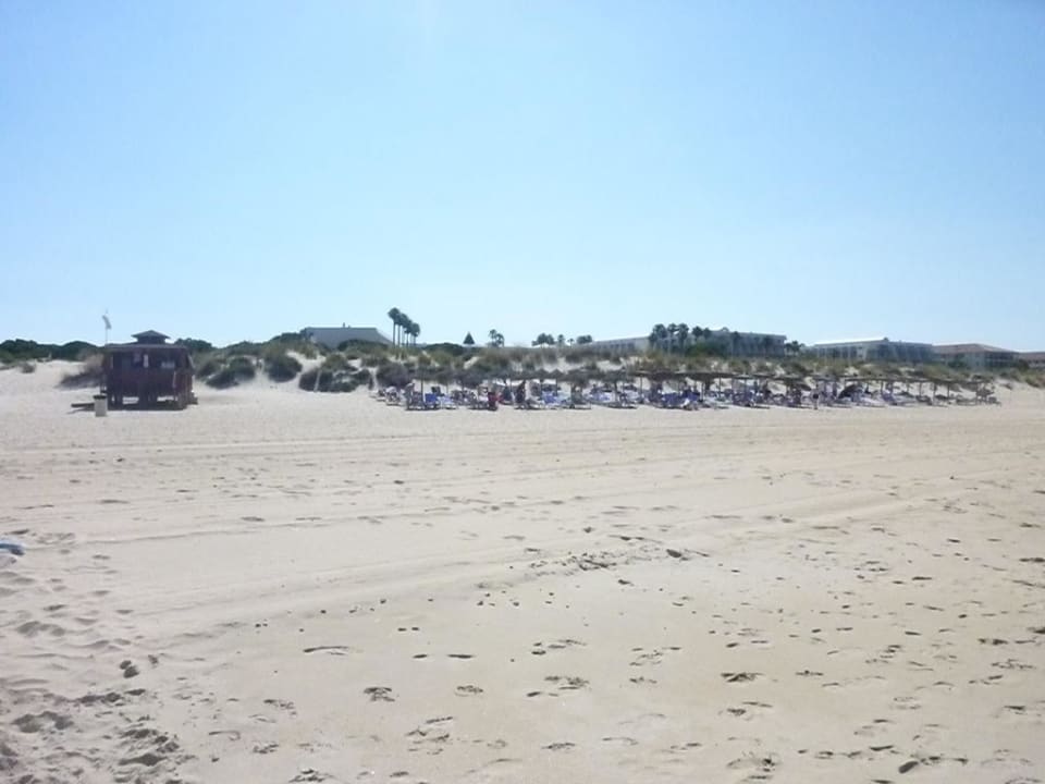 Liegen am Strand  Hipotels Barrosa Garden