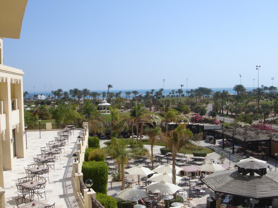 Aussicht aus unserem Zimmer Steigenberger ALDAU Beach Hotel