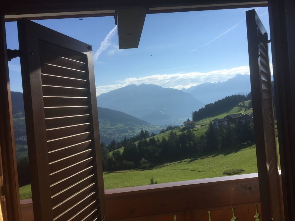 Blick aus dem Zimmer Sporthotel Kalcherhof