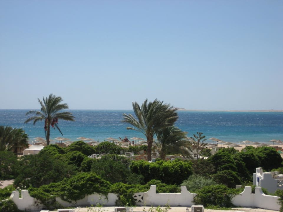 Ausblick vom Haupthaus aus Shams Safaga Resort