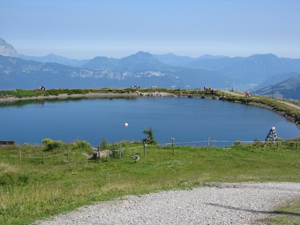 Speichersee in 1800 m Höhe Babyhotel Babymio