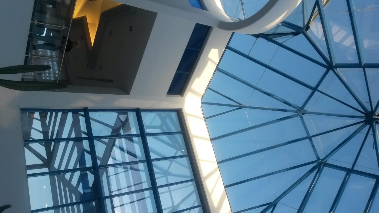 Glaskuppel über dem Treppenhaus Rodos Princess Beach Hotel & Spa