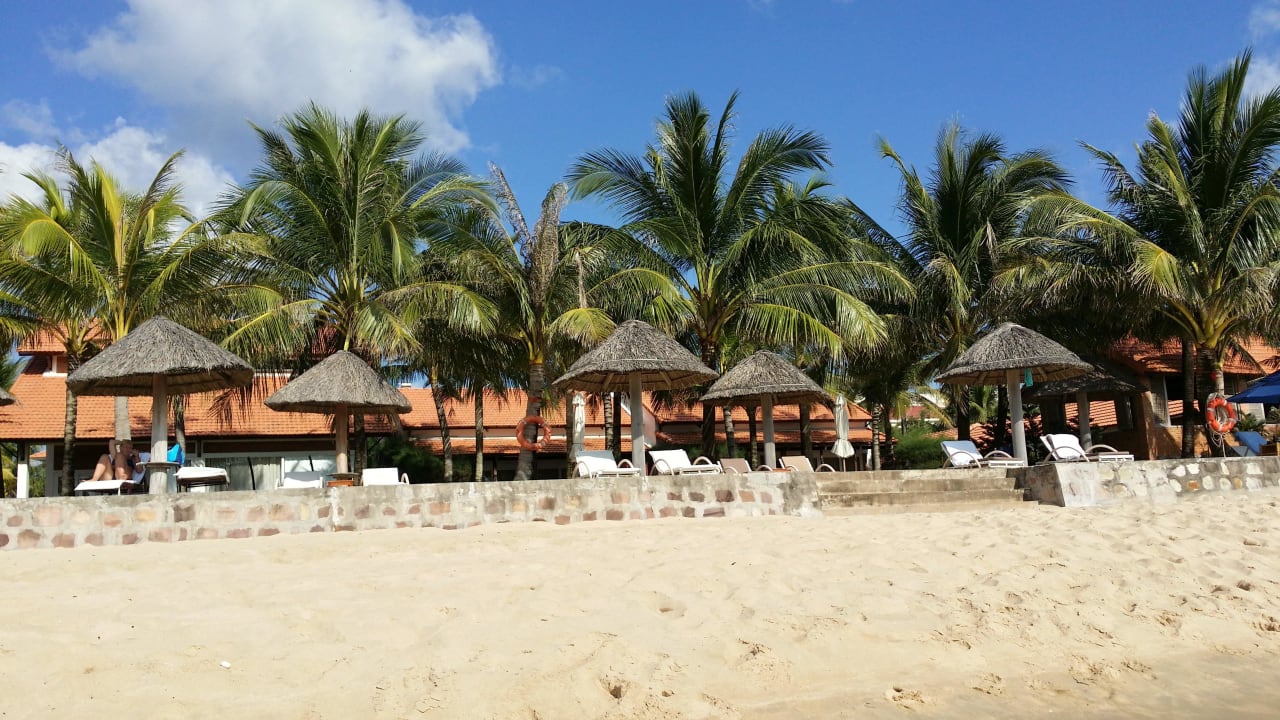 Blick vom Meer auf den Strand Famiana Resort & Spa - Phu Quoc
