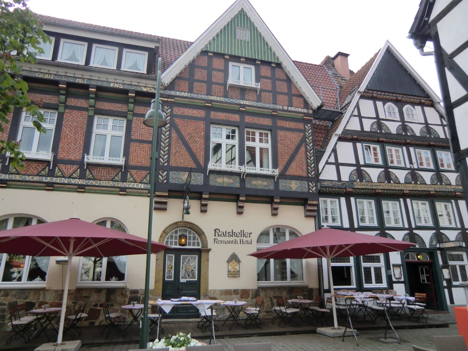 Marktplatzansicht Ratskeller Wiedenbrück Hotel & Restaurant