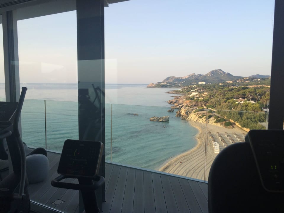 Ausblick aus dem Fitnessstudio Son Moll Sentits Hotel & Spa