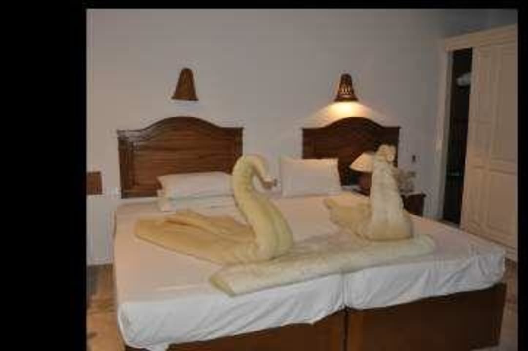 Bungalow inside swans from blankets Shams Safaga Resort