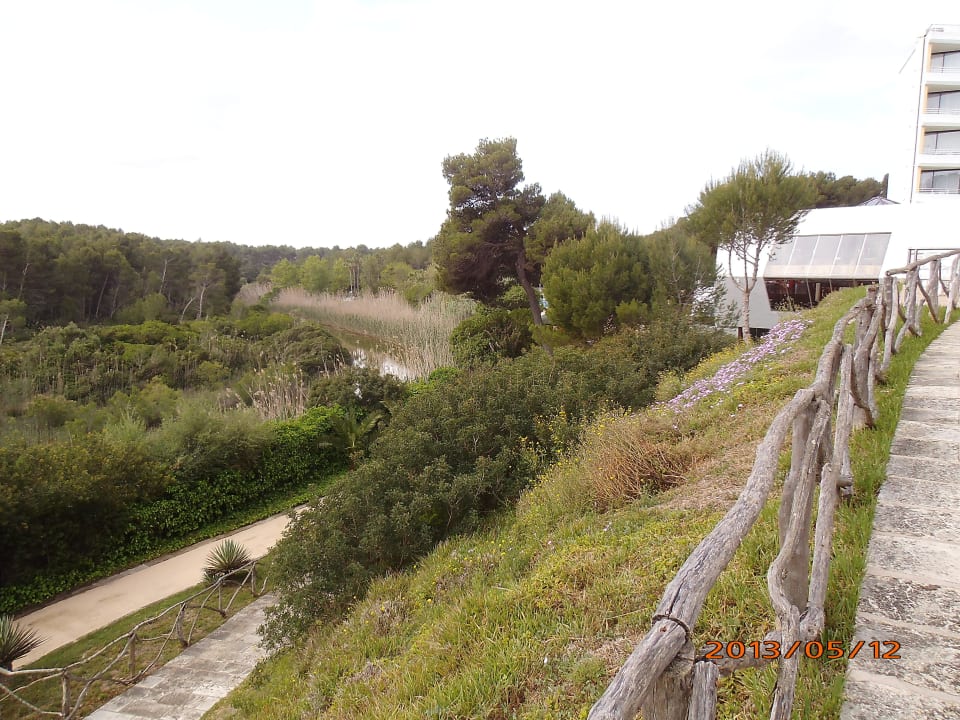 Weg zur Lagune und Strand Hotel Exagon Park