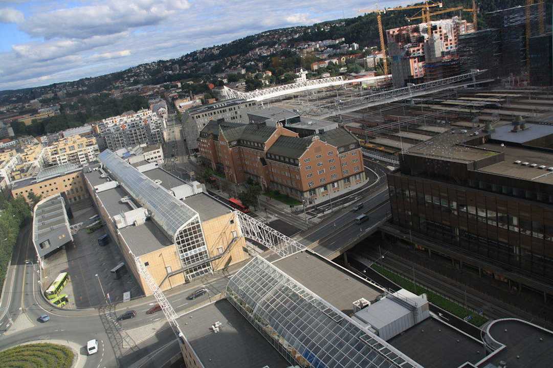 Ausblick vom Schlafzimmer Radisson Blu Plaza Hotel
