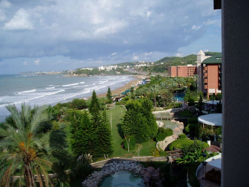 Blick vom Balkon AQI Pegasos Resort