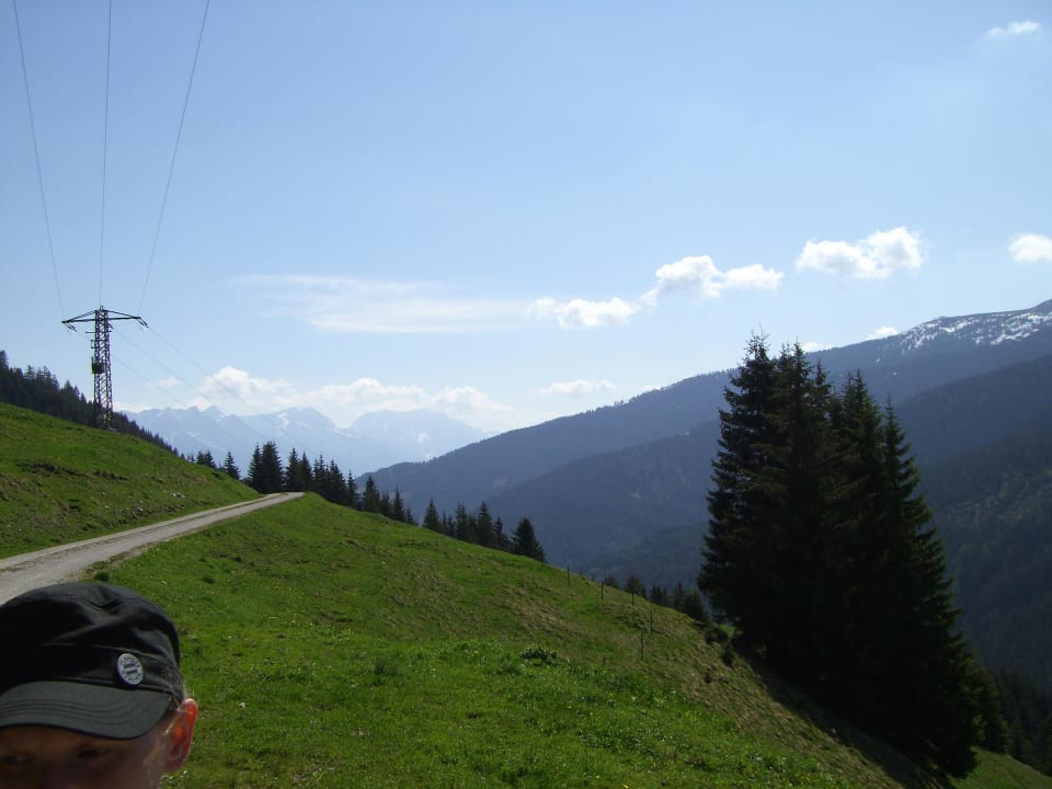 Ausblick Holzhotel Forsthofalm