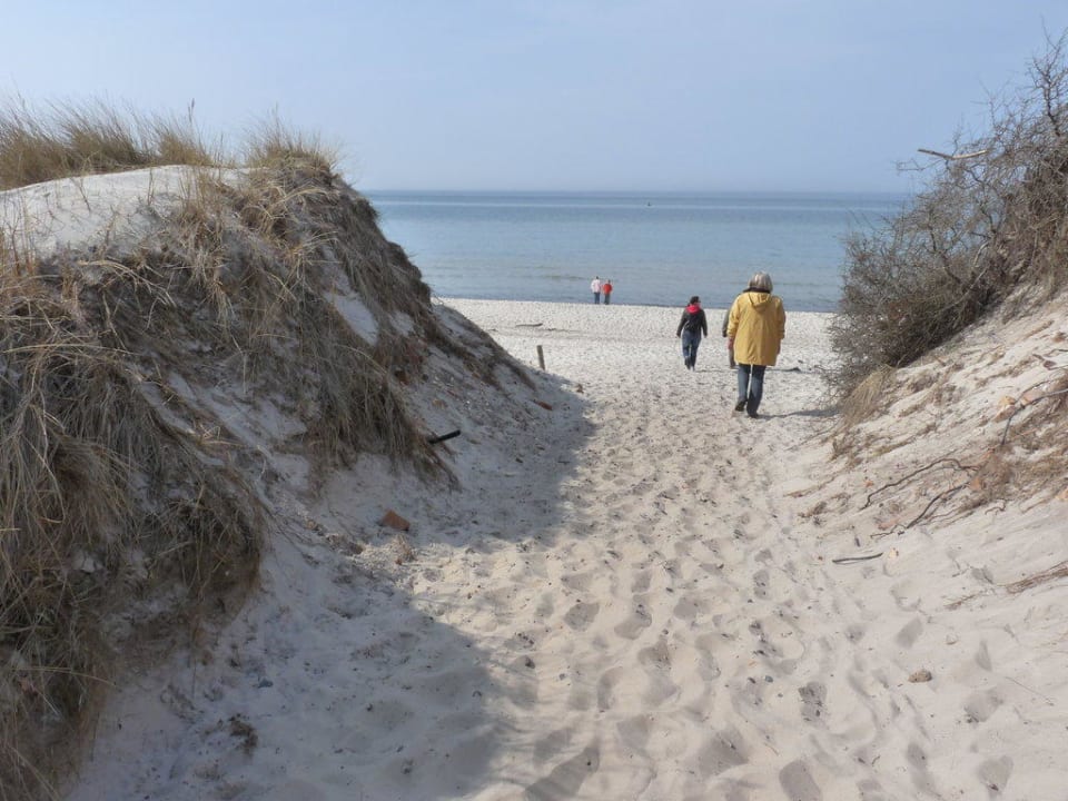 Weg zum Strand, beim Hotel Hotel der Fischländer