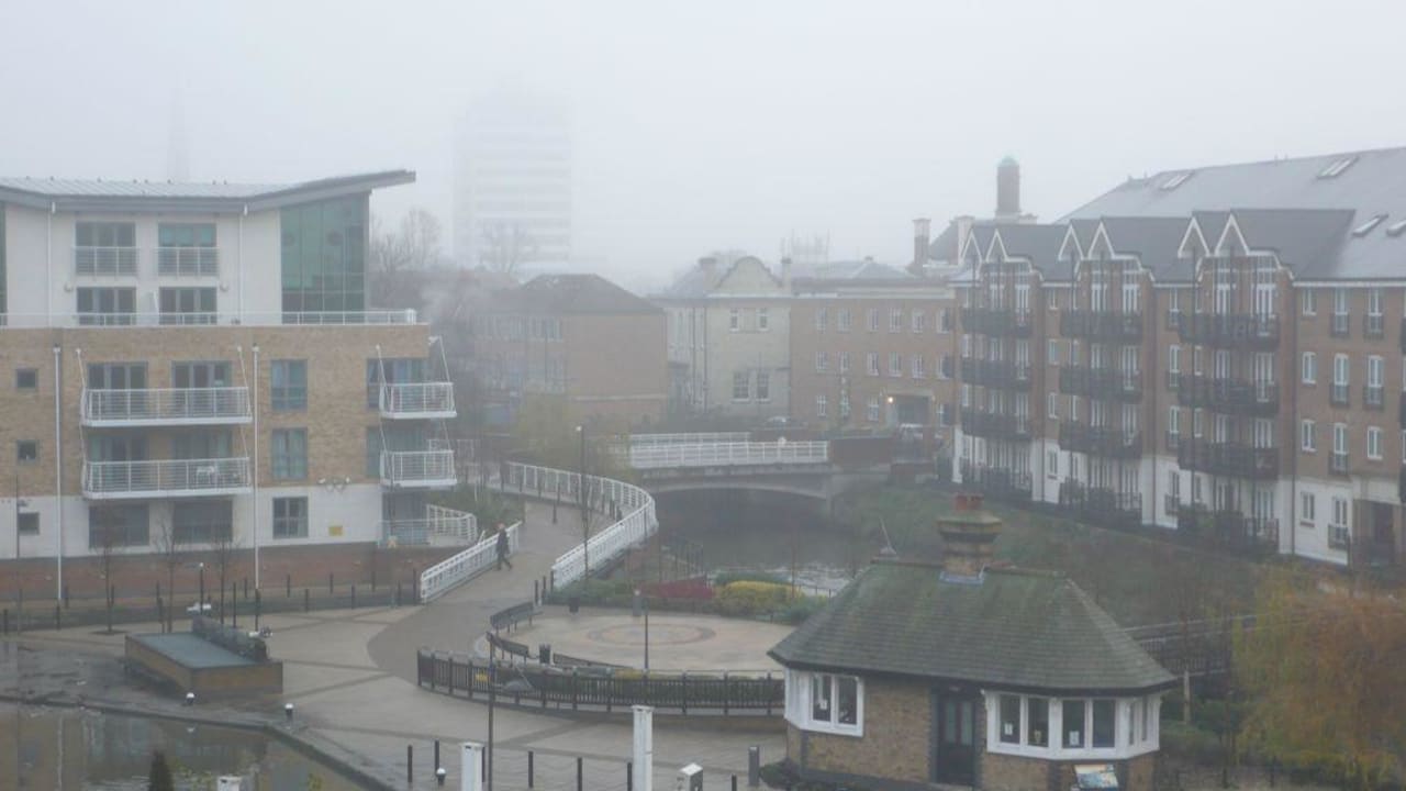 Blick auf die Schleuse Hotel Holiday Inn London Brentford Lock