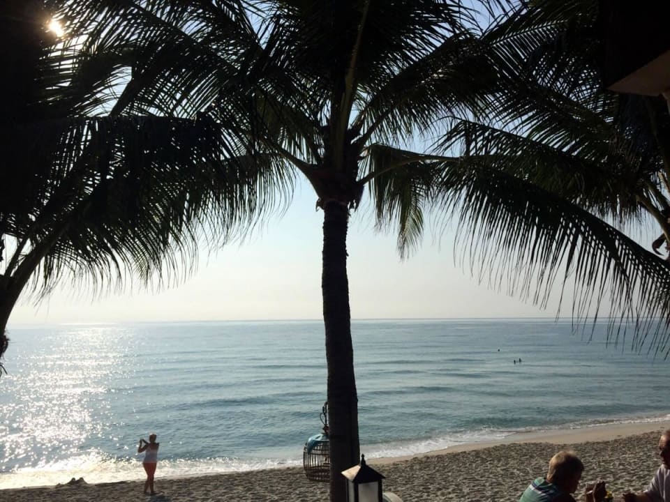 Blick vom Restaurant Banana Fan Sea Resort