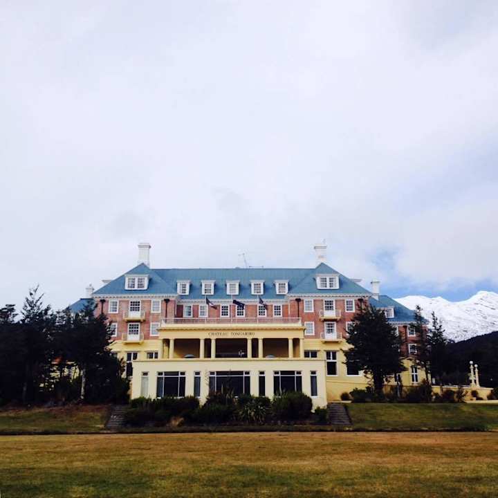 Outside the Chateau Hotel Bayview Chateau Tongariro