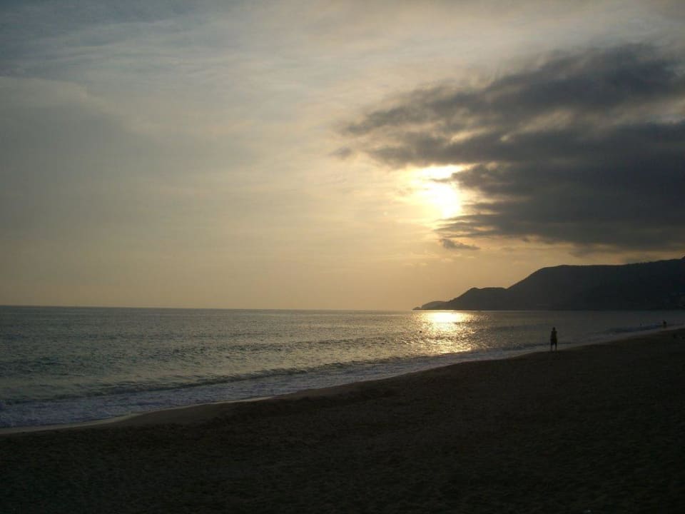 Sonnenuntergang am Strand Hotel Kleopatra Bebek