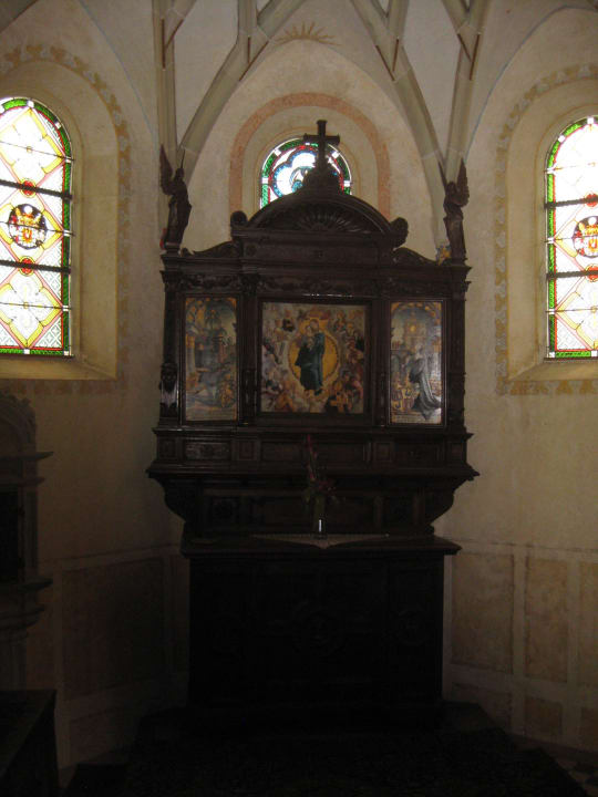 Altar in der Burg Jugendherberge Burg Wildenstein