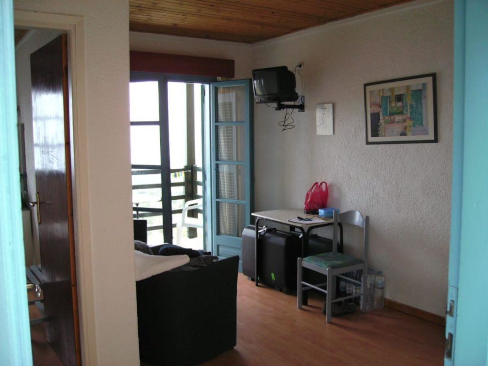 Wohnzimmer/Balkontür Elounda Residence Resort & Waterpark