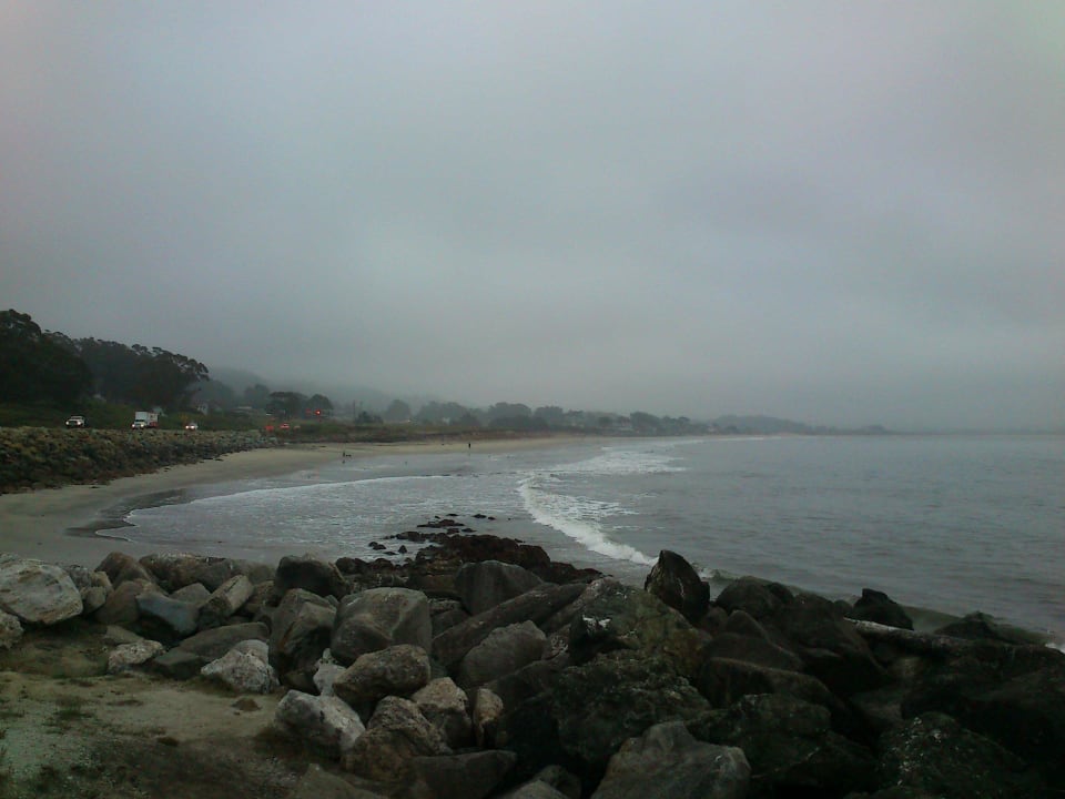 Strand in der Nähe des Hotels, in Half Moon Bay Hotel Comfort Inn Half Moon Bay