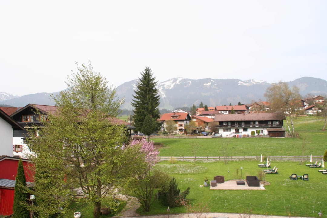 Blick vom Balkon Hotel Rosenstock