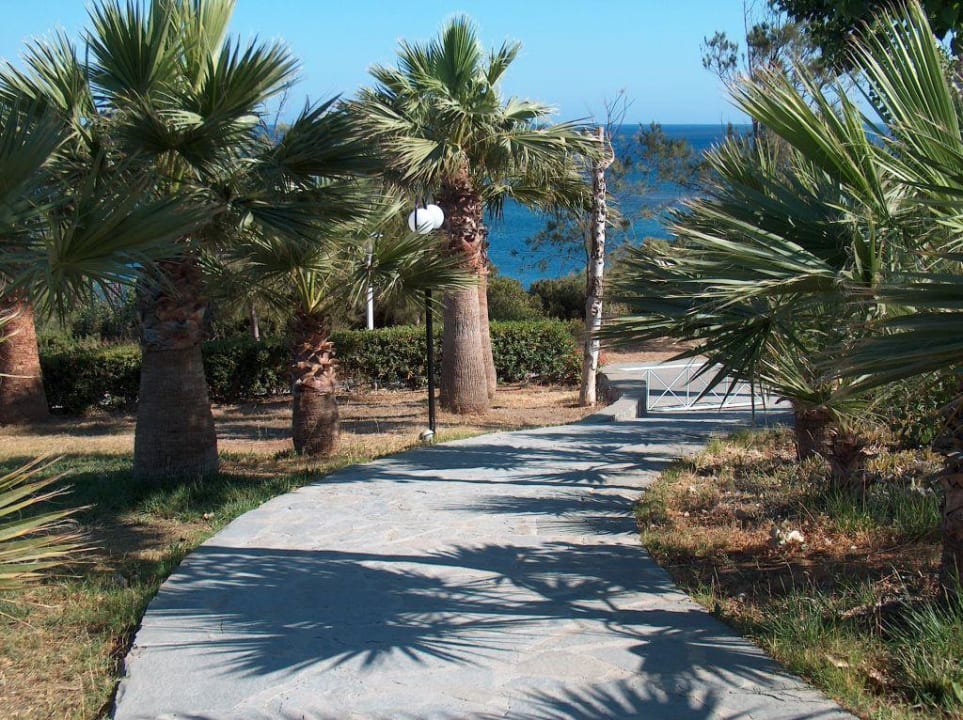 Weg zu Strand Rodos Princess Beach Hotel & Spa