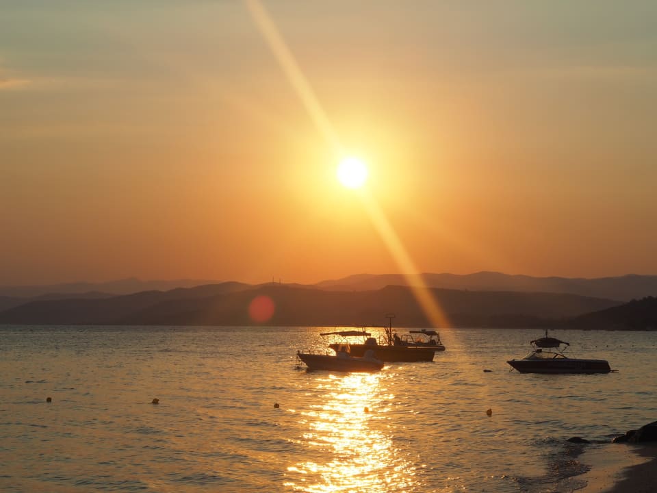 Ausblick Akrathos Beach Hotel