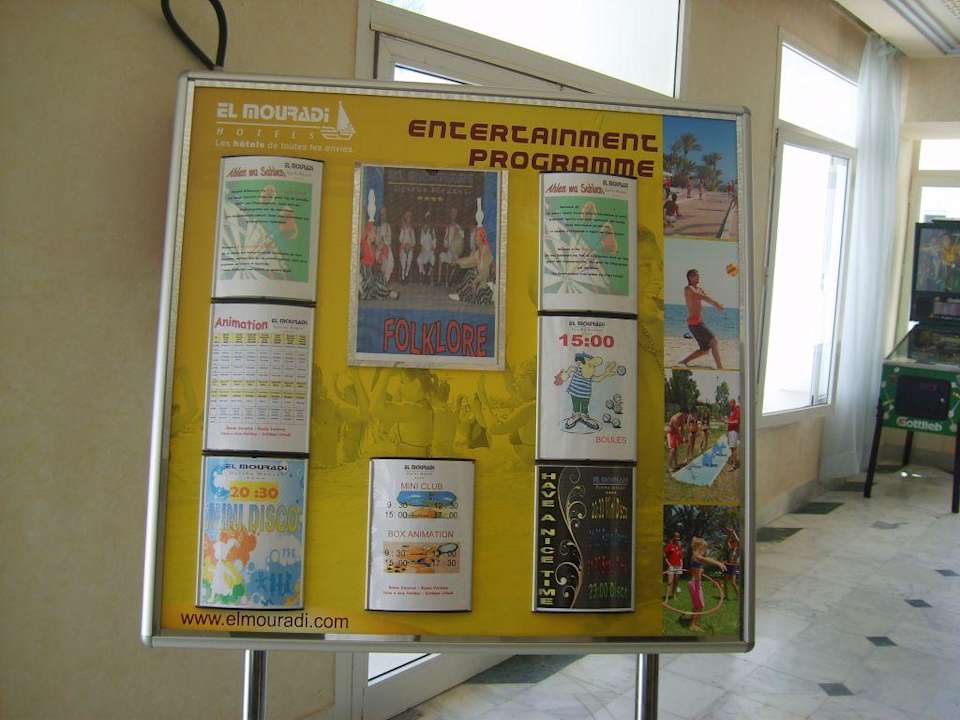 Tagespogramm Hotel El Mouradi Djerba Menzel