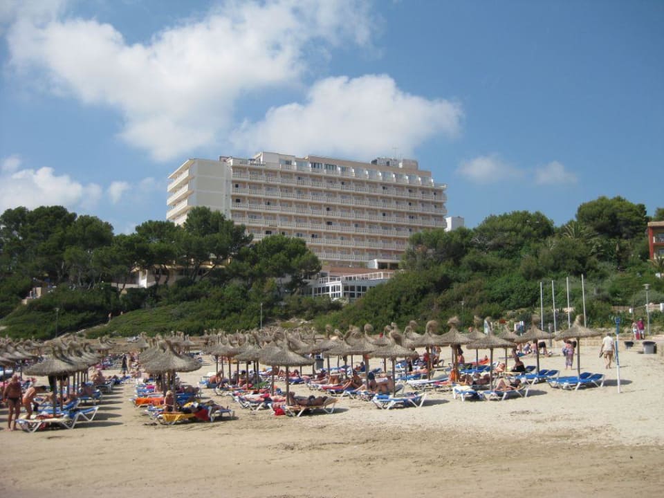 Blick vom Strand zum Hotel Universal Hotel Lido Park & Spa