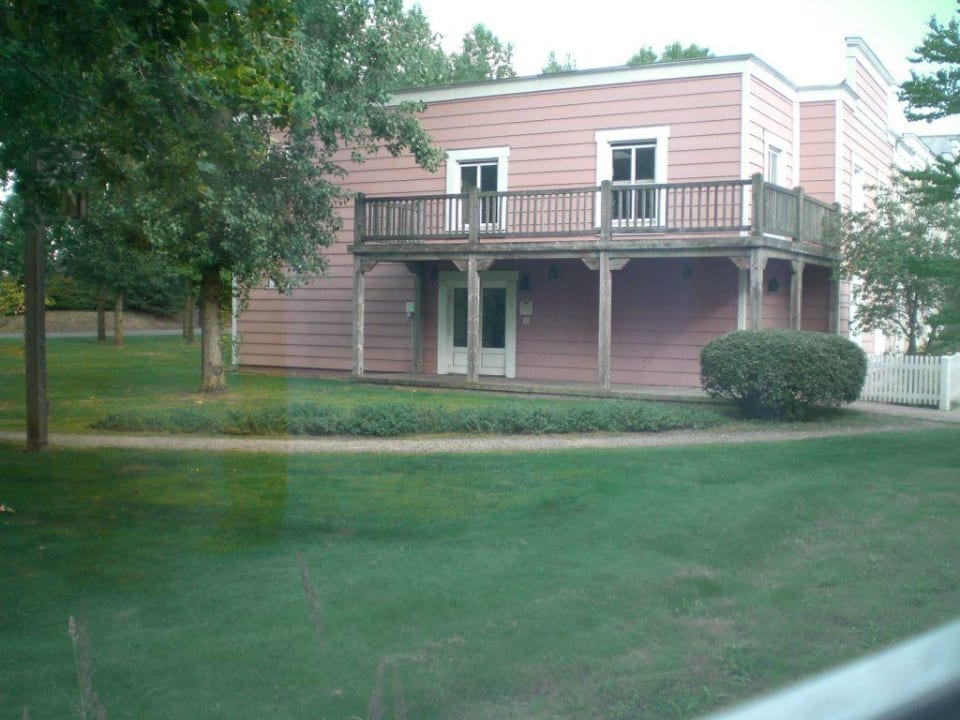 Blick aus unserem Zimmer Disney's Hotel Cheyenne