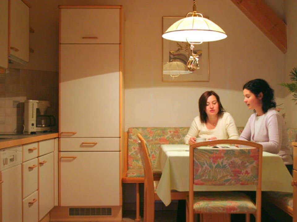 Küche Apartment Grün Apartmenthaus Edelberg