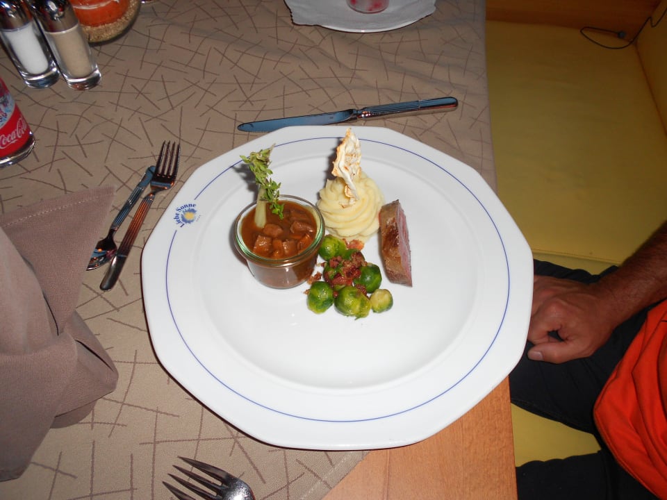 Hauptgang Hotel Liebe Sonne