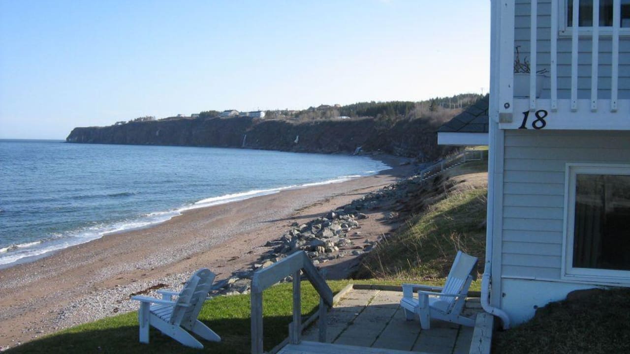 Strand vorm Motel Motel Fleur de Lys