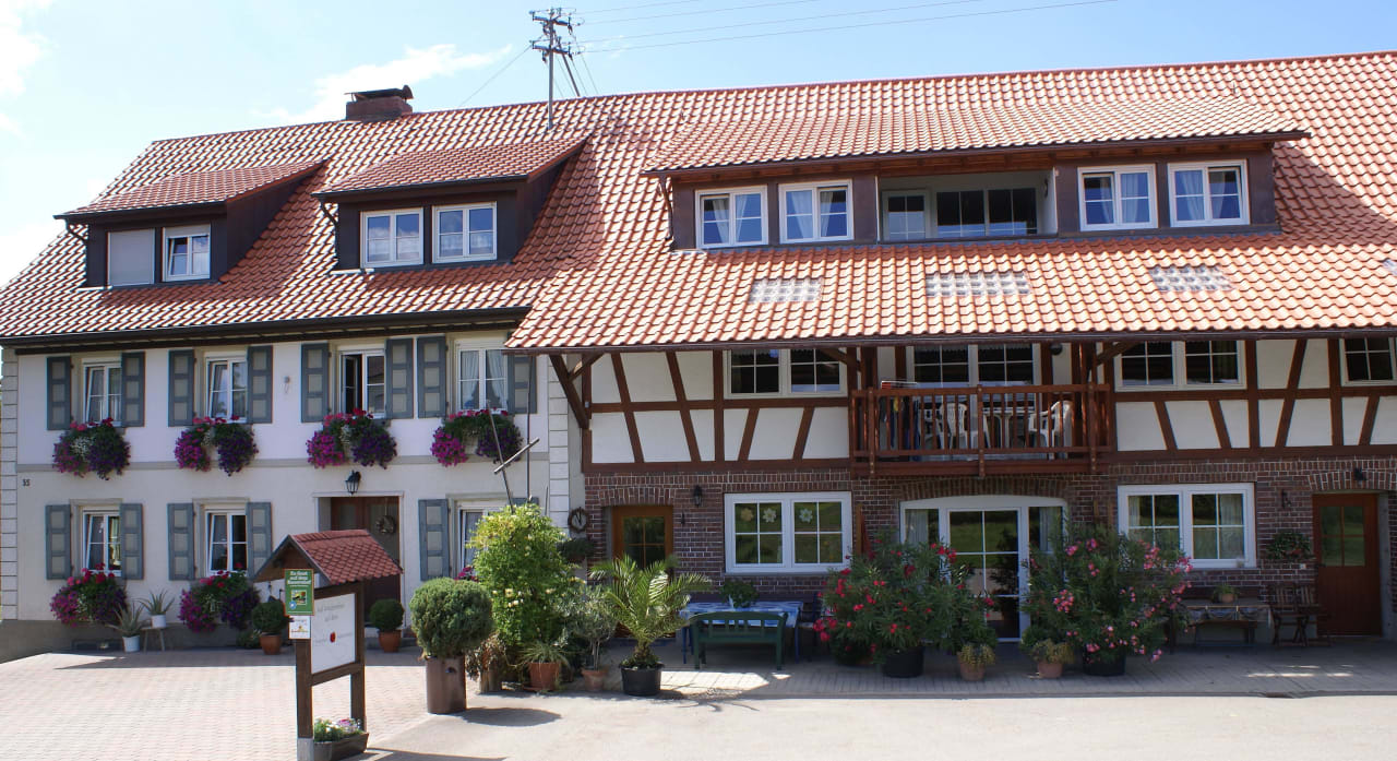 Die Hofansicht Ferienhof Katzenmaier