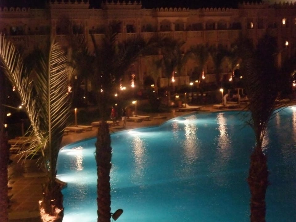 Pool bei Nacht Pickalbatros Palace Resort