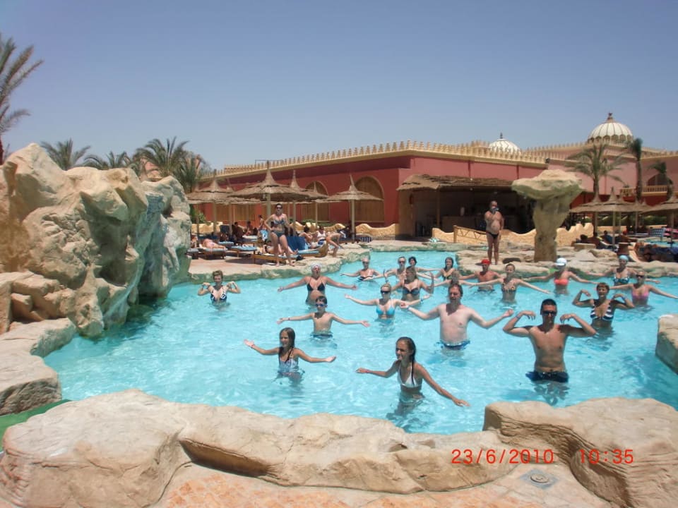 Wassergymnastik war auch sehr lustig Pickalbatros Alf Leila Wa Leila Resort - Neverland Hurghada