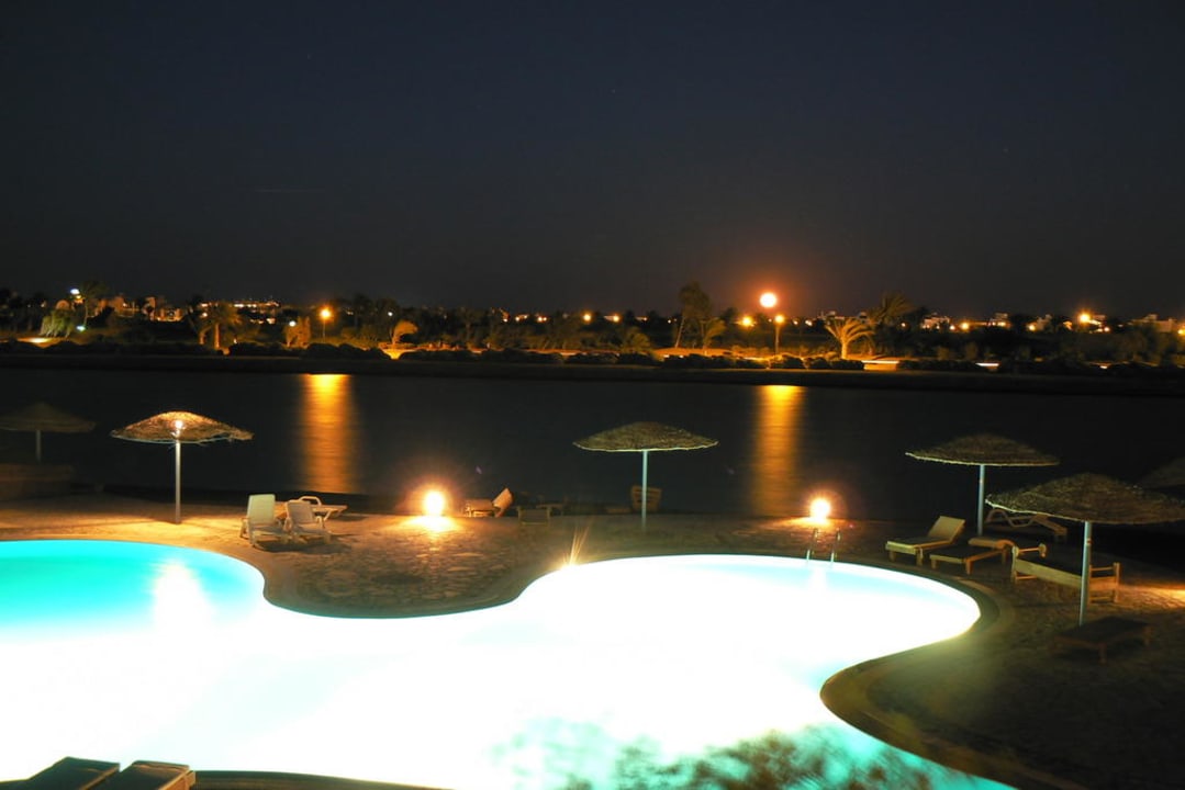 El Gouna nach Sonnenuntergang  Holiday Apartments West Golf 1