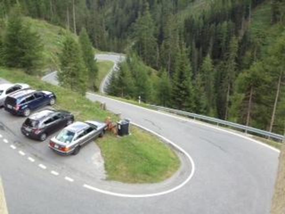 Ausblick aus dem Zweier-Mehrbettzimmer Gasthaus Alpenrose