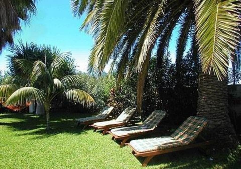 Jardin privado Bungalows Residencia Las Norias