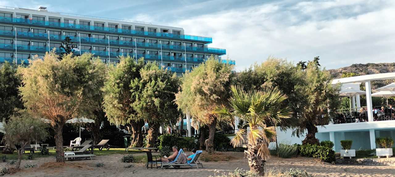 Außenansicht Hotel Calypso Beach