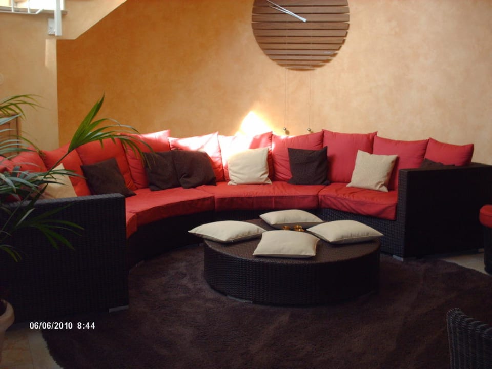 Kuschelecke mit großen Flachbild Romantischer Winkel RoLigio® & Wellness Resort