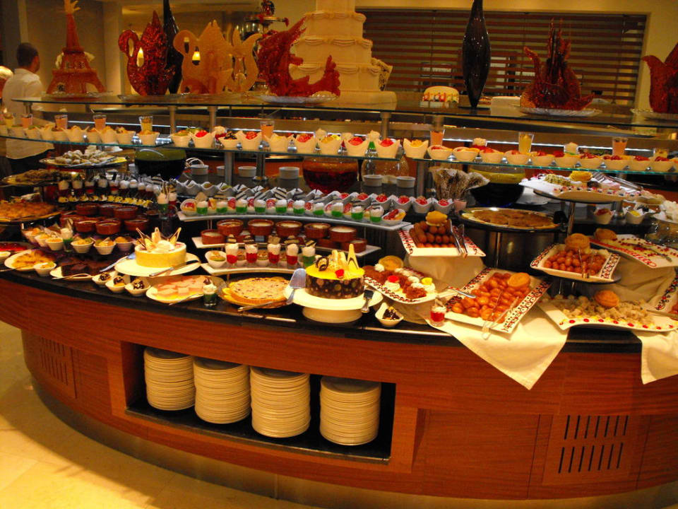 Nachspeisenbuffet Sunis Evren Beach Resort Hotel & Spa