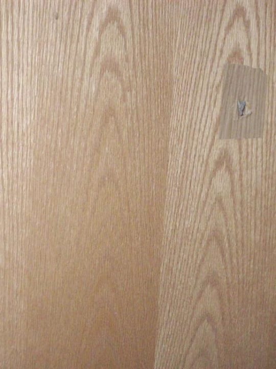 Badezimmertür / Loch Berghotel Dachstein